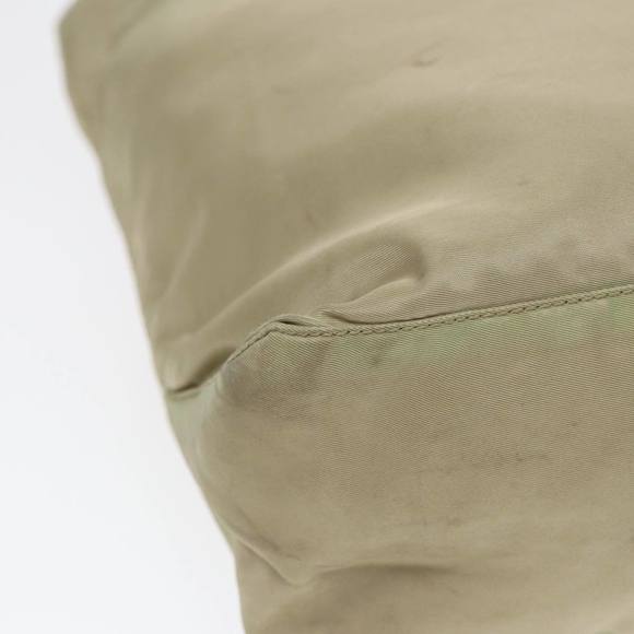 PRADA Tote Bag Nylon Beige Silver Auth bs17670 - Picture 14 of 16